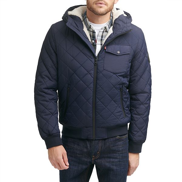 Men's Levi's® Quilted Sherpa-Lined Bomber Jacket