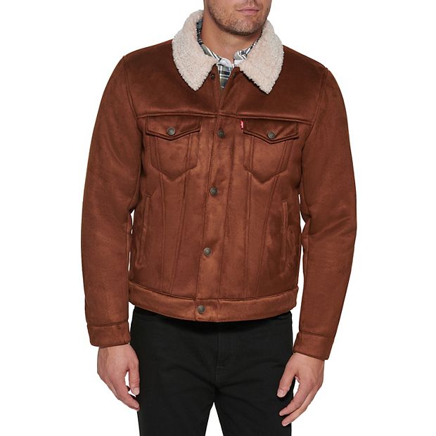 セール！Levi’s Shearling Trucker Jacket Mサイズ Shearling Trucker Jacket - Brown | Levi's® US