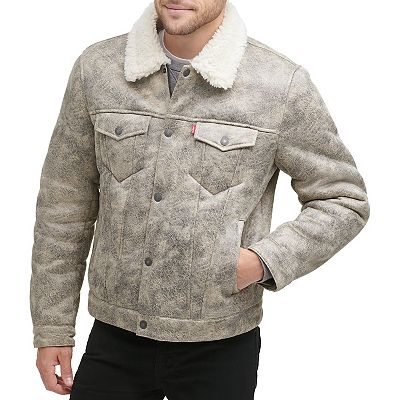 Men s Levi s Faux Shearling Trucker Jacket