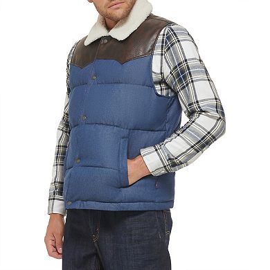 Men's Levi's?? Out West Mixed Media Vest