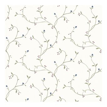 Brewster Home Fashions Star Flower Trail Pre-Pasted Wallpaper