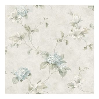 Brewster Home Fashions Hydrangea Trail Pre-Pasted Wallpaper