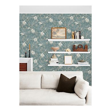 Brewster Home Fashions Flowers & Leaves Wallpaper