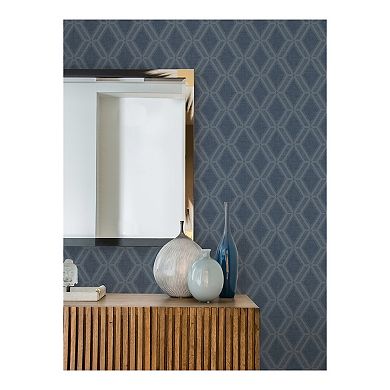 Brewster Home Fashions Geometric Trellis Wallpaper