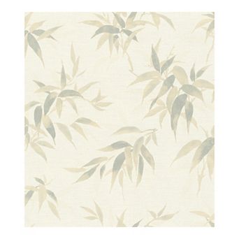 Brewster Home Fashions Minori Leaves Wallpaper
