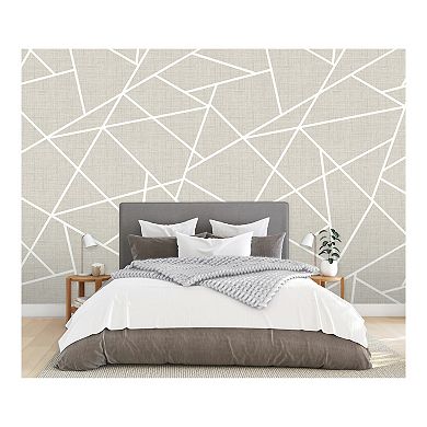 Brewster Home Fashions Modern Lines Mural Wallpaper
