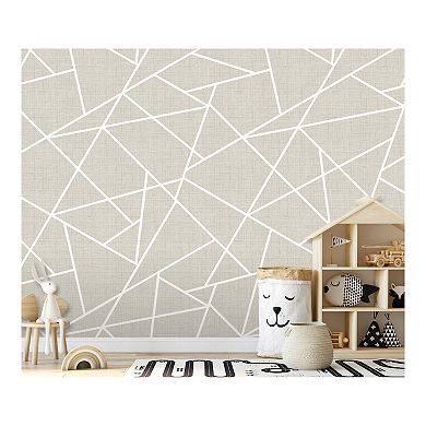 Brewster Home Fashions Modern Lines Mural Wallpaper