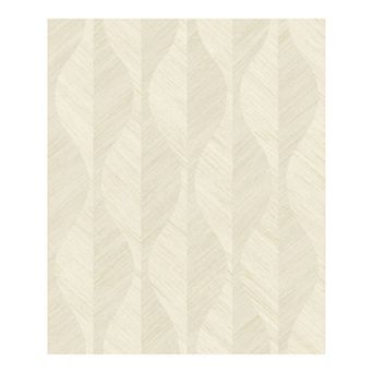 Brewster Home Fashions Geometric Leaf Wallpaper