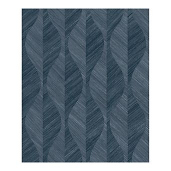 Brewster Home Fashions Geometric Leaf Wallpaper