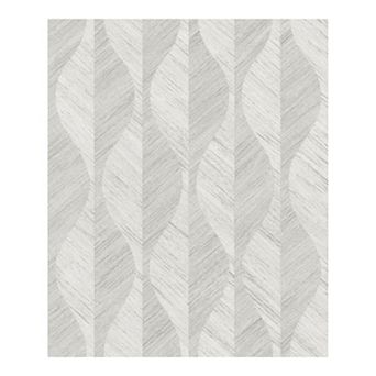Brewster Home Fashions Geometric Leaf Wallpaper