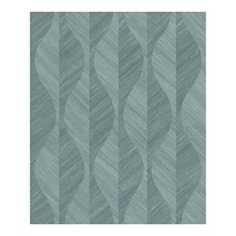 Brewster Home Fashions Geometric Leaf Wallpaper