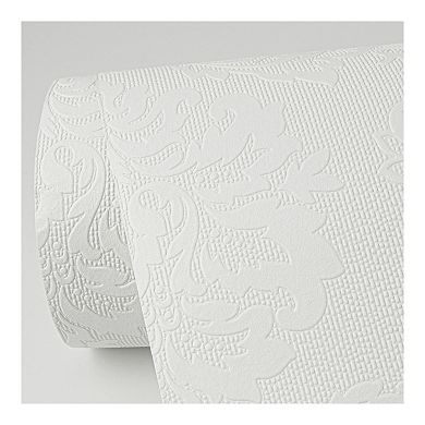 Brewster Home Fashions Subtle Damask Pre-Pasted Wallpaper