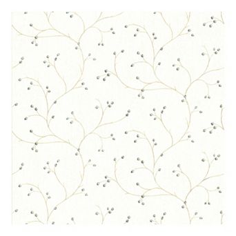 Brewster Home Fashions Rosehip Trails Pre-Pasted Wallpaper