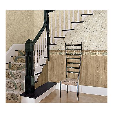 Brewster Home Fashions Rosehip Trails Pre-Pasted Wallpaper