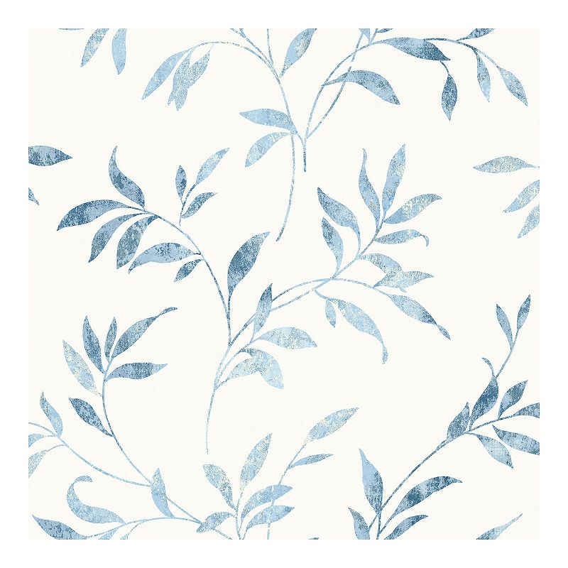 Chesapeake Sanibel Light Blue Trail Prepasted Easy Walls Wallpaper  20.5-in by 33-ft  56.4 sq. ft.