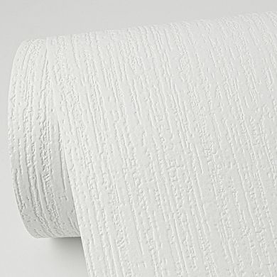 Brewster Home Fashions Strati Stria Paintable Wallpaper