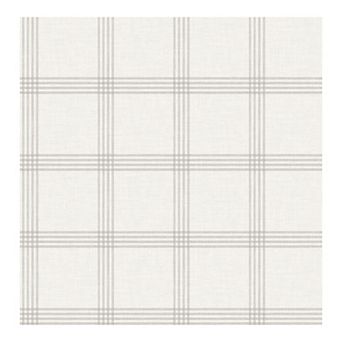 Brewster Home Fashions Plaid Squares Wallpaper