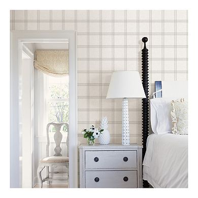 Brewster Home Fashions Plaid Squares Wallpaper