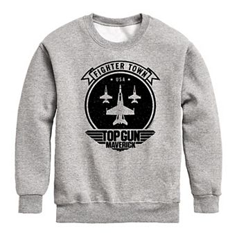 Boys 8-20 Top Gun Maverick Fighter Fleece Sweatshirt