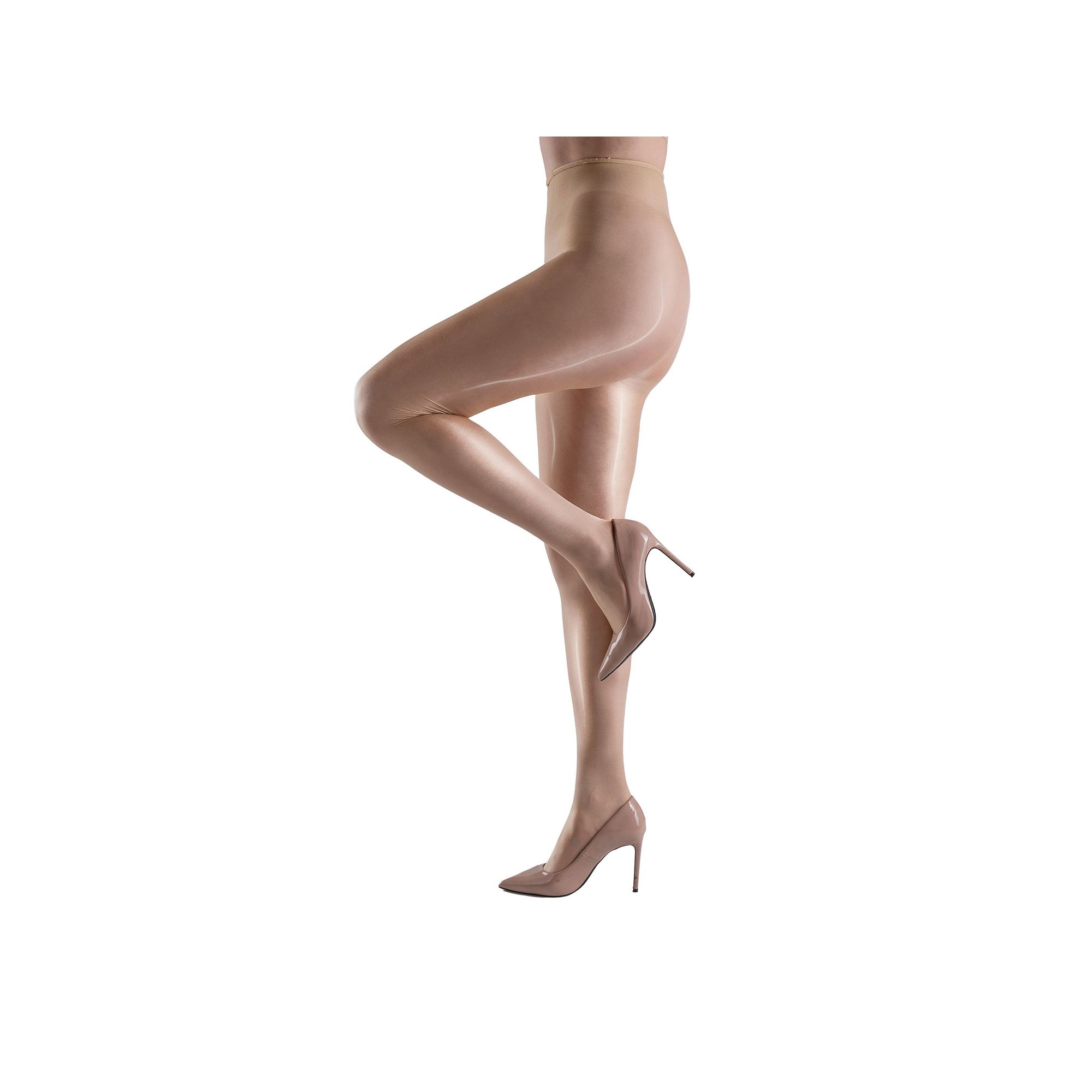 LECHERY® Lustrous Silky Shiny 20 Denier 1 Pair of Tights, Womens, Size: S