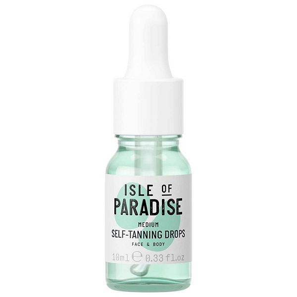 Isle of Paradise Self-Tanning Drops & Water Set with Mitt