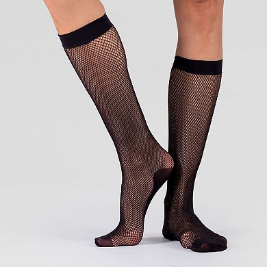 LECHERY® Fishnet 2 Pair of Knee-highs