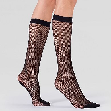 LECHERY® Fishnet 2 Pair of Knee-highs