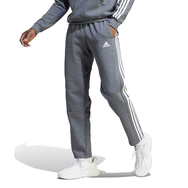adidas Mens Primegreen Essentials Warm-Up Open Hem 3-Stripes Track Pants :  : Clothing, Shoes & Accessories