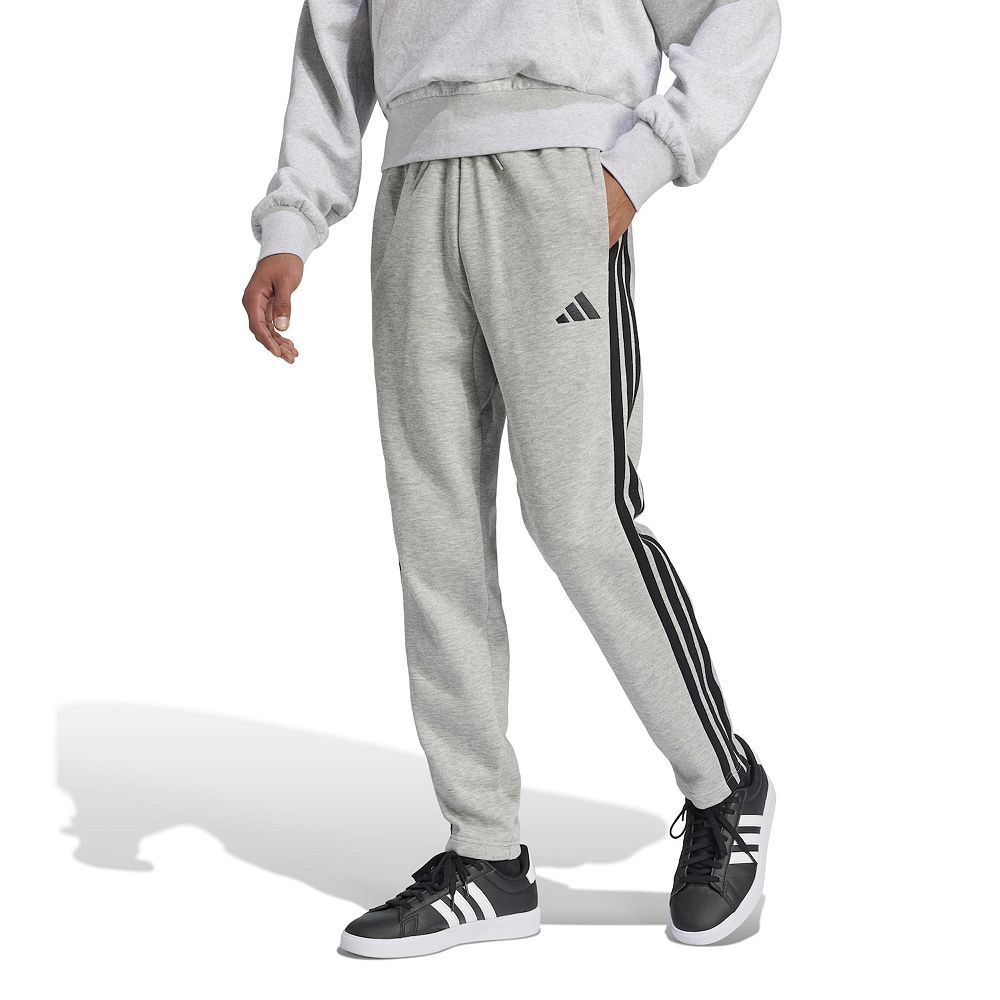 Men's adidas Essentials 3-Stripes Open Hem Fleece Pants
