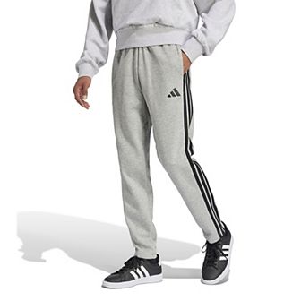 Men's adidas Essentials 3-Stripes Open Hem Fleece Pants