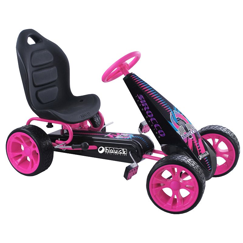 Hauck Sirocco Ride-On Pedal Go-Kart, Pink