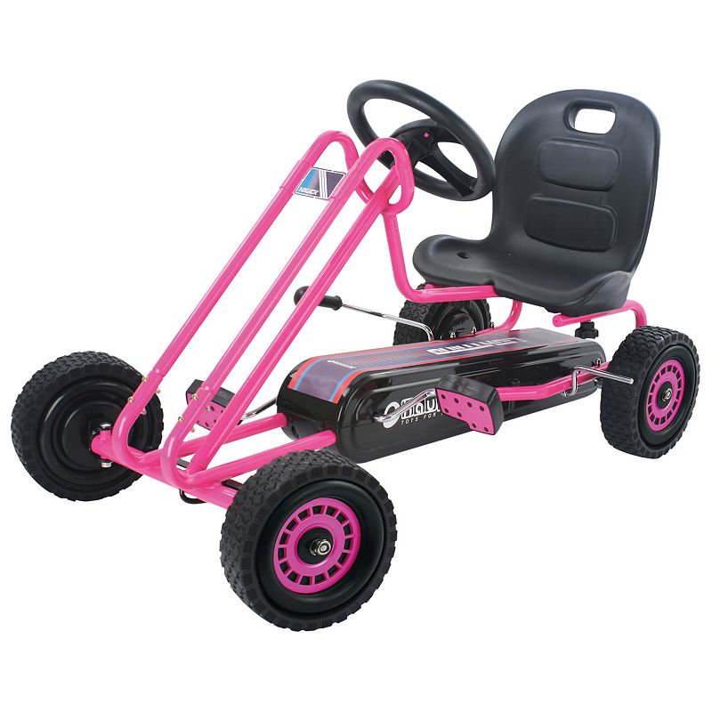 Hauck Lightning Ride-On Pedal Go-Kart Orange, Pink