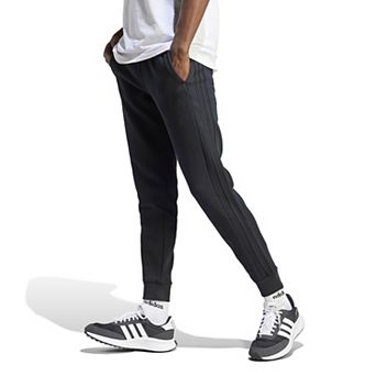 Men's adidas Essentials 3-Stripes Tapper Cuff Fleece Jogger
