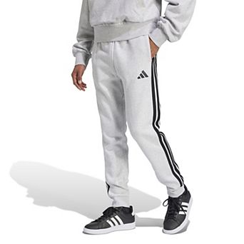 Men's adidas Essentials 3-Stripes Tapper Cuff Fleece Jogger