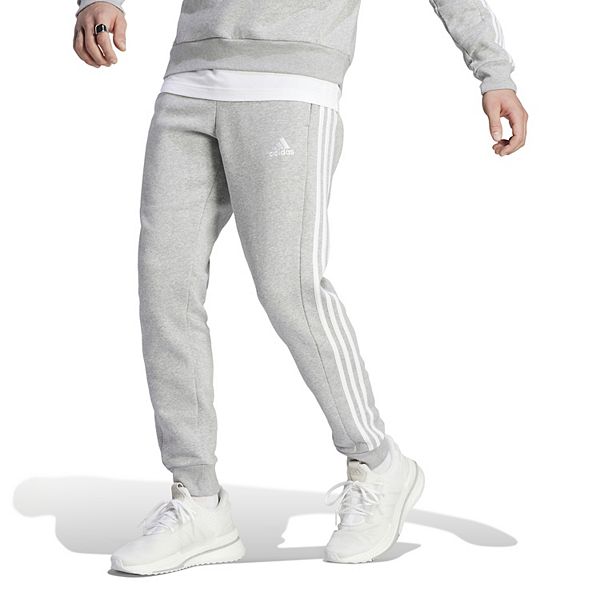 Men's adidas Essentials Fleece 3-Stripes Tapered Cuff Pants