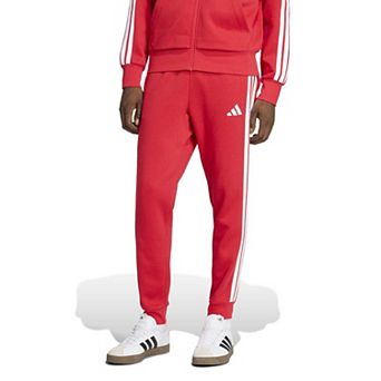 Men's adidas Essentials 3-Stripes Tapper Cuff Fleece Jogger