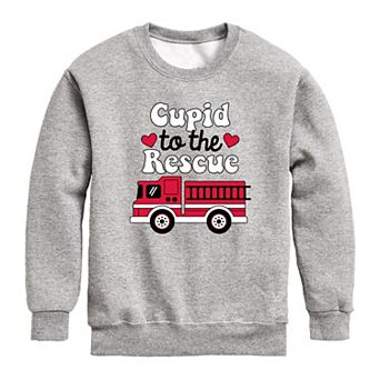 Boys 8-20 cup d To The Rescue Truck Fleece Sweatshirt