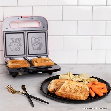 Uncanny Brands Hello Kitty® Grilled Cheese Maker- Panini Press and Compact Indoor Grill