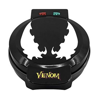 Uncanny Brands Marvel Venom Waffle Maker -Spidey's Mask on Your Waffles- Waffle Iron