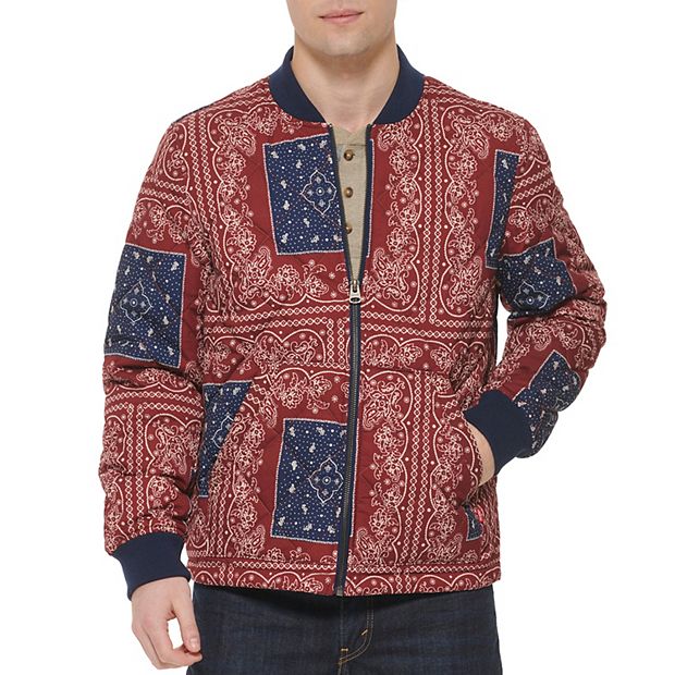 Levi's Men's buy Quilted Bomber Jacket Size Medium