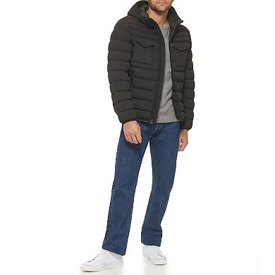 Men's Levi's® Stretch Two Pocket Quilted Hooded Jacket