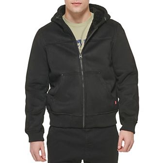 Men's Levi's® Faux Shearling Sherpa Lined Hooded Jacket