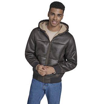 Men's Levi's® Faux Shearling Sherpa Lined Hooded Jacket