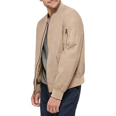 Men's Levi's® Faux Leather Flight Bomber Jacket