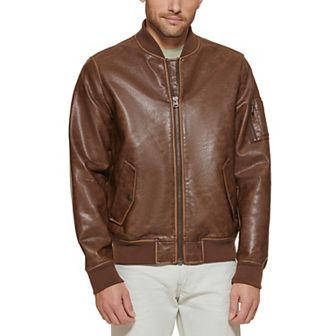 Men's Levi's® Faux Leather Flight Bomber Jacket