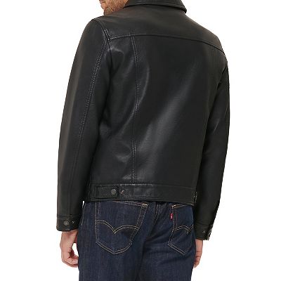 Men's Levi's® Faux Leather Trucker Jacket Men's Levi's® Faux Leather Trucker Jacket