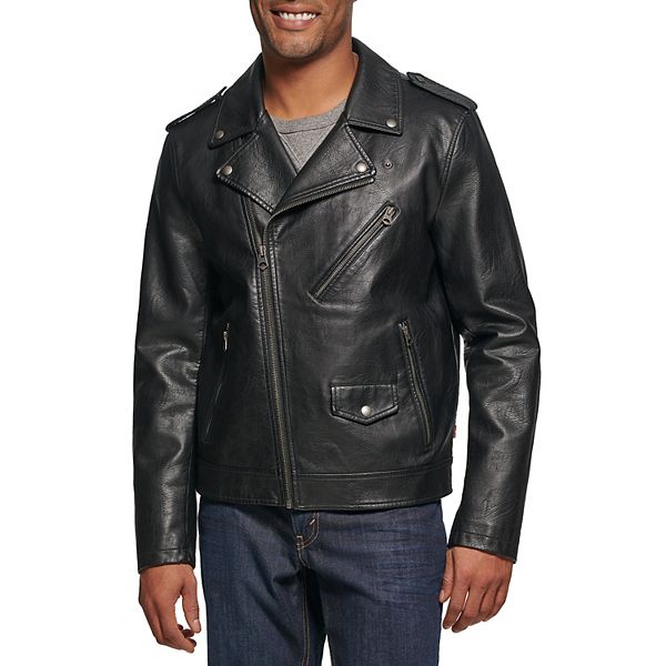 Kohl's levi's 2025 faux leather jacket