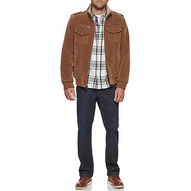 Men's Levi's® Faux Suede Aviator Bomber Jacket with Sherpa