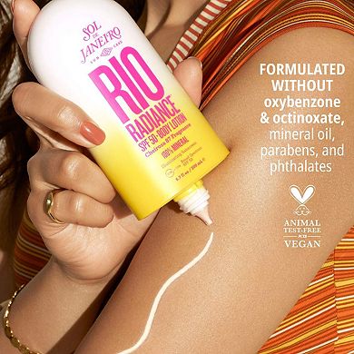 Rio Radiance SPF 50 Mineral Body Lotion Sunscreen with Niacinamide