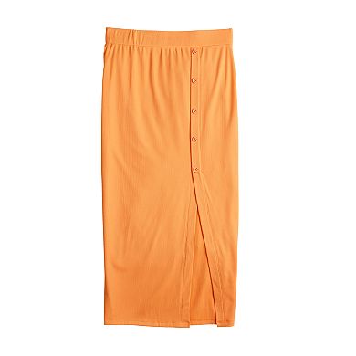 Asymmetrical Split Mini Skirt